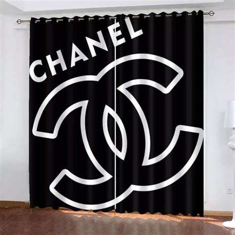 chanel window curtains|chanel curtain tieback.